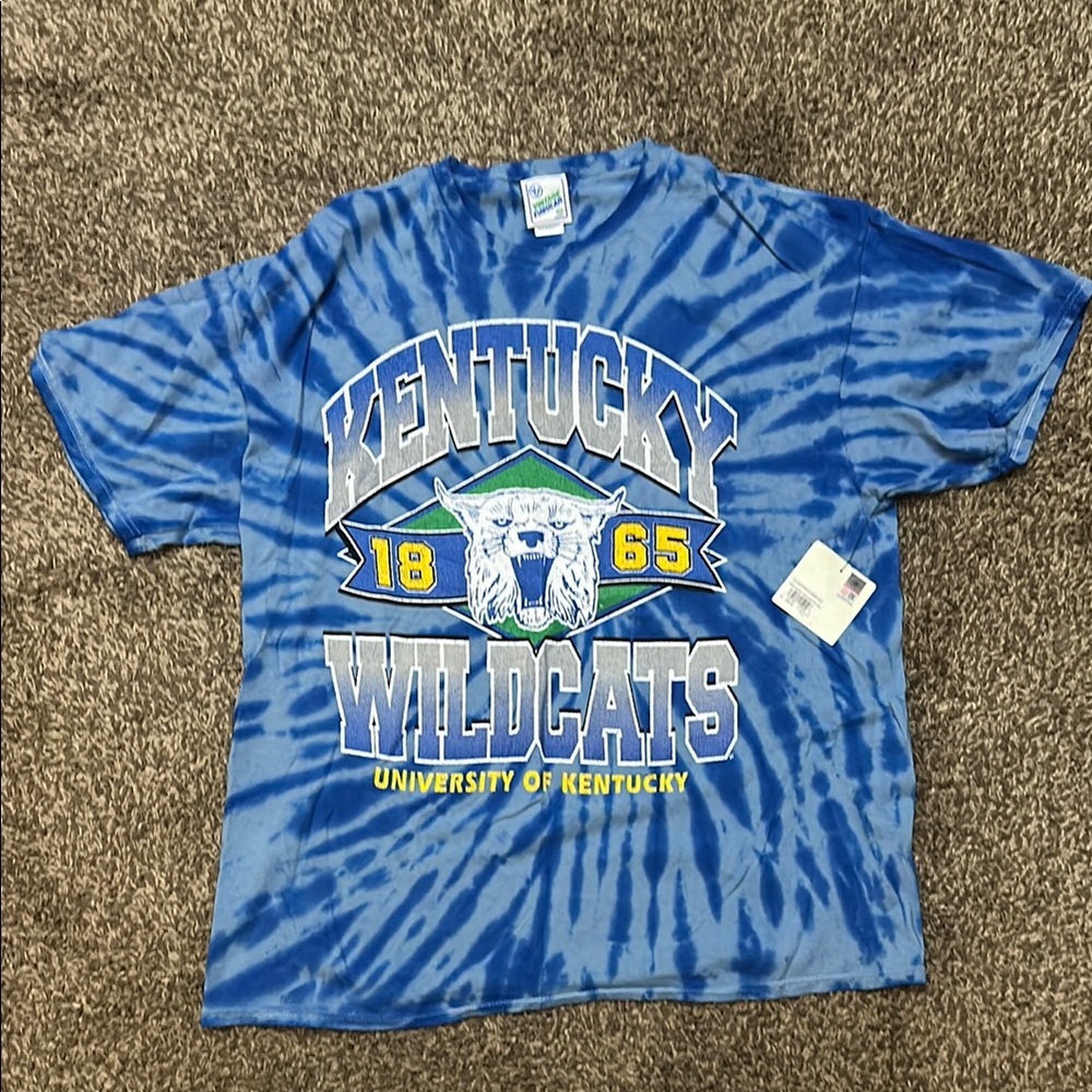 47 brand University of Kentucky Wildcats Tie-Dye T-Shirt NEW w/ tags XL men’s